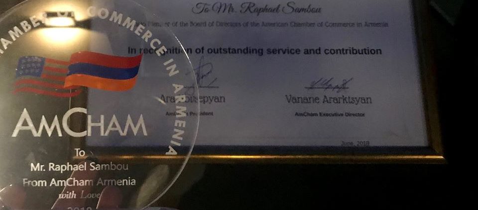 AMCHAM HELD FAREWELL PARTY FOR MR. RAPHAEL SAMBOU, EX-OFFICIO MEMBER OF AMCHAM BOARD